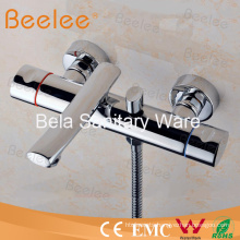 High Quality Brass Wall Mount Shower Bathtub Mixer with Dual Handles